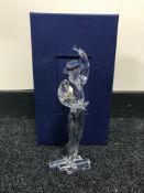 A boxed Swarovski crystal flamenco dancer