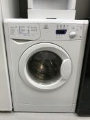 An Indesit washing machine