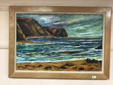 Ian Anderson : Durgal Dower, oil on board, signed, dated '97, framed.