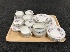 A tray of twenty one piece Paragon Fantasia tea service