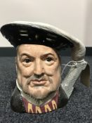 A large Royal Doulton character jug - Henry VIII