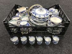 A collection of Royal Cauldon and Booths Dragon patterned tea and dinner ware