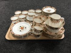A tray of Gladstone and Sutherland bone china tea services