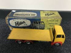 A boxed Shackleton toy mechanical Foden lorry