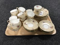 A tray of thirty five piece Paragon bone china tea service