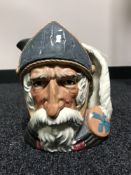 A large Royal Doulton character jug - Don Quixote