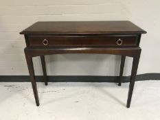 A Stag Minstrel side table fitted a drawer