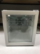 A Husky bench top bottle fridge