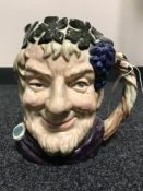A large Royal Doulton character jug - Bacchus