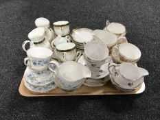 A tray of part Colclough, Royal Grafton,