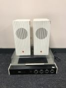 A 1970's Ultra turn table with pair of speakers
