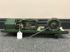 A scratch built model engine