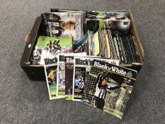 A box of approximately 200 Newcastle United programmes,