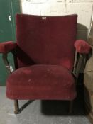 A vintage cinema seat