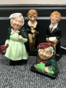 Four Royal Doulton figures - Oliver Twist,