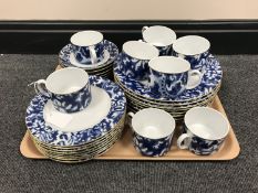 Thirty-two pieces of Ralph Lauren Round Hill china