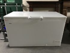 A Haier chest freezer