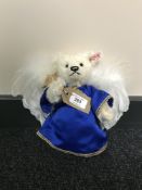 A Steiff Christmas tree topper bear