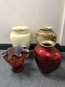 A 20th century Satsuma vase,