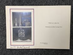 Of Royal Interest, an original signed Christmas card by Edward and Wallace Windsor.