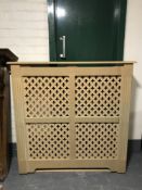 An un-finished radiator cover