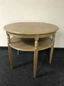 An oak occasional table