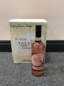 Twelve bottles of Italian Garganega wine - Pinot Grigio blush (two boxes)