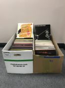 Two large boxes of classical LP's