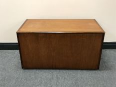 A teak G-Plan blanket box