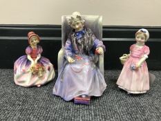 Three Royal Doulton figures - Joan HN 1422,