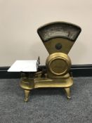 A set of vintage weighing scales