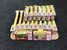 A tray of nineteen boxed Lledo trackside diecast vehicles