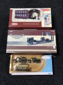A boxed Corgi Haulier's of Renown die cast vehicle together with a Corgi Trackside Pickfords pack