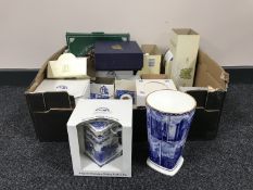 A quantity of boxed Ringtons china including tea for one, mugs,