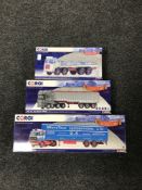 Three boxed Corgi Hauliers of Renown die cast vehicles