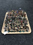 A tray of approximately 110 Del Prado metal figures