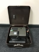 A cased Carl Zeiss projector