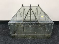 A Victorian glass terrarium