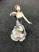 A Coalport Art Nouveau figure - Rapture number 201 of 1000
