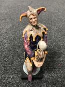 A Royal Doulton figure - The Jester,