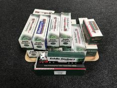 A tray of fifteen boxed Eddie Stobart vehicles by Atlas