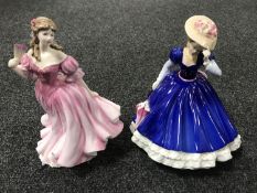 Two Royal Doulton figures of the Year - 1999 Lauren HN 3975 and 1992 Mary HN 3375