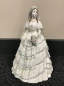 A Coalport commemorative figure- Princes Alexandra 3190/7500