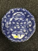 A Maling North East Coast Exhibition 1929 shallow bowl