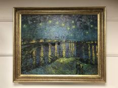 An Artagraph Edition : Impressionist study, 87 cm x 68 cm, framed.