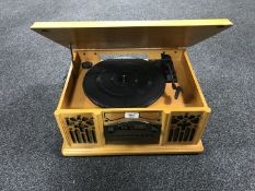 A retro style CD music centre