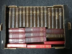 A box nineteen volumes Oldhams Press classics together with seven volumes - The Standard University