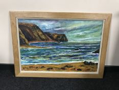 Ian Anderson : Durgal Dower, oil on board, signed, dated '97, framed.