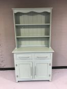 A painted pine dresser