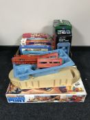 A box of board games, Dancing Santa, Fibre Optic light,